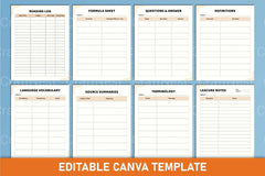 Student Planner Canva Template - CraftNest - Digital Crafting and Art
