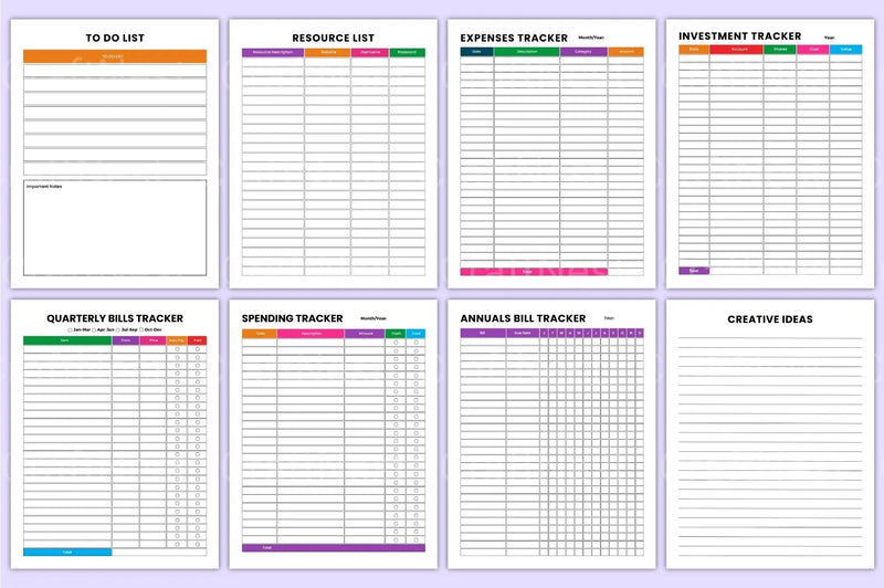 Business Management Organizer - CraftNest - Digital Crafting and Art