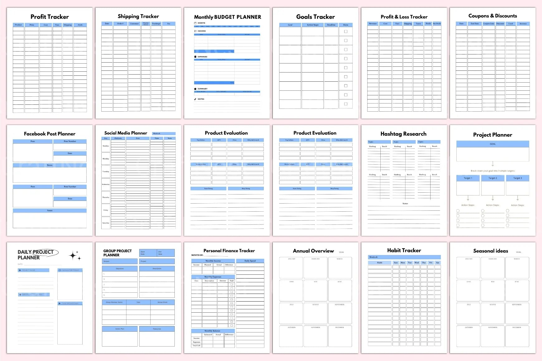 Business Planner Interior Design - CraftNest - Digital Crafting and Art