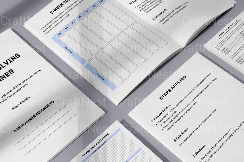 Effective Problem Solving Planner - CraftNest - Digital Crafting and Art