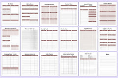 Ultimate Planner Sheets for Organization and Productivity - CraftNest - Digital Crafting and Art