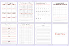Weight Loss Planner - CraftNest - Digital Crafting and Art