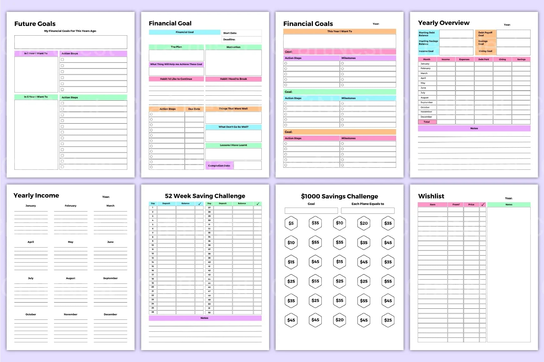 Financial Management Tracker Tool - CraftNest - Digital Crafting and Art