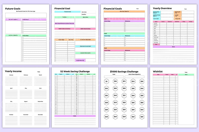 Financial Management Tracker Tool - CraftNest - Digital Crafting and Art