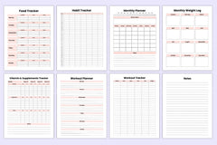 Weight Loss Planner for Effective Results - CraftNest - Digital Crafting and Art