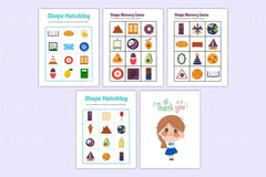 Kindergarten Shapes Workbook for Early Learning - CraftNest - Digital Crafting and Art