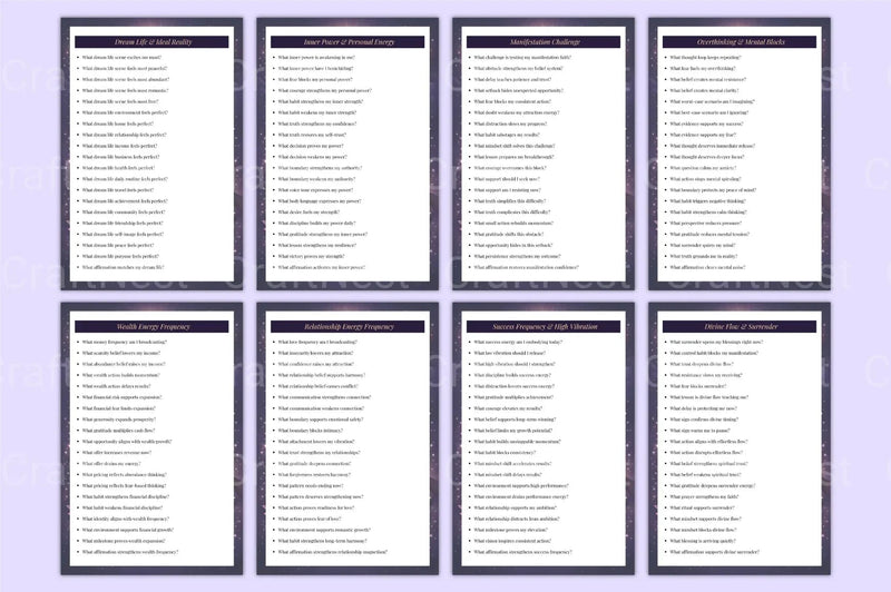 Manifestation Attraction Prompts for Success - CraftNest - Digital Crafting and Art