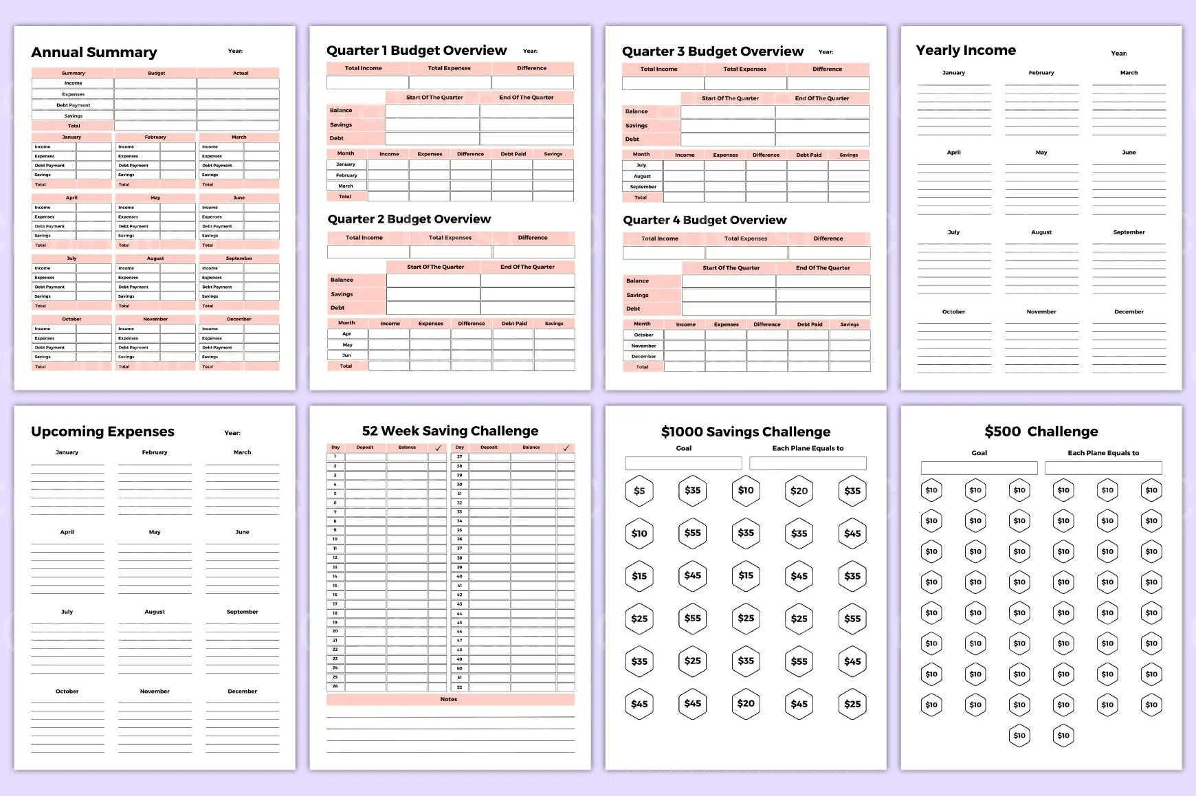 Mega Budget Planner - CraftNest - Digital Crafting and Art