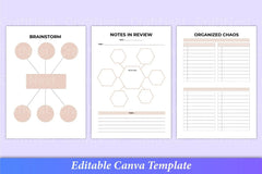 Travel Planner Canva Template Interior - CraftNest - Digital Crafting and Art