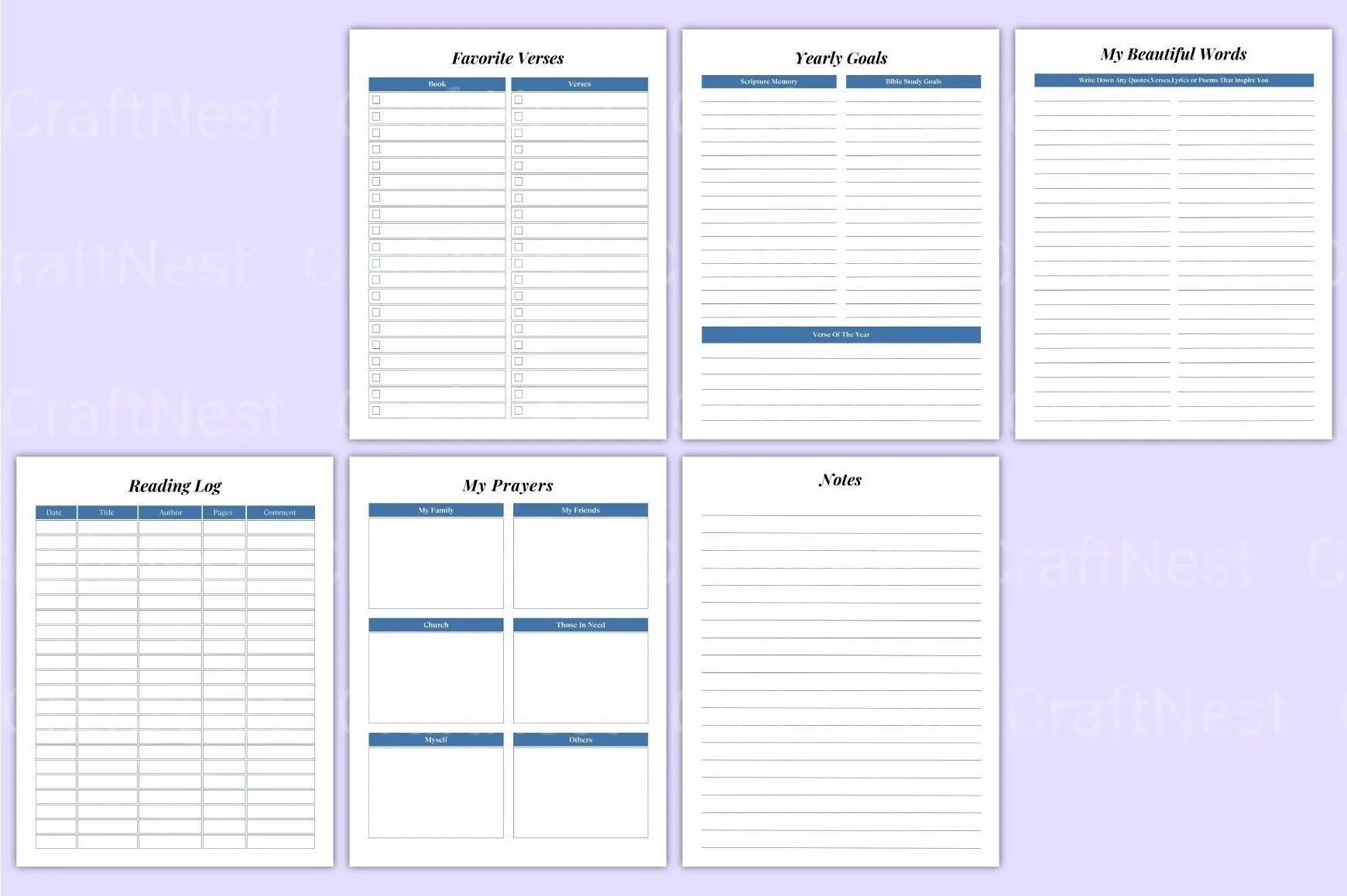 Bible Study Guide - CraftNest - Digital Crafting and Art
