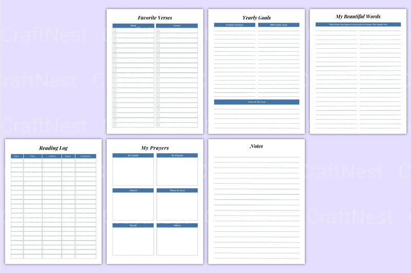 Bible Study Guide - CraftNest - Digital Crafting and Art