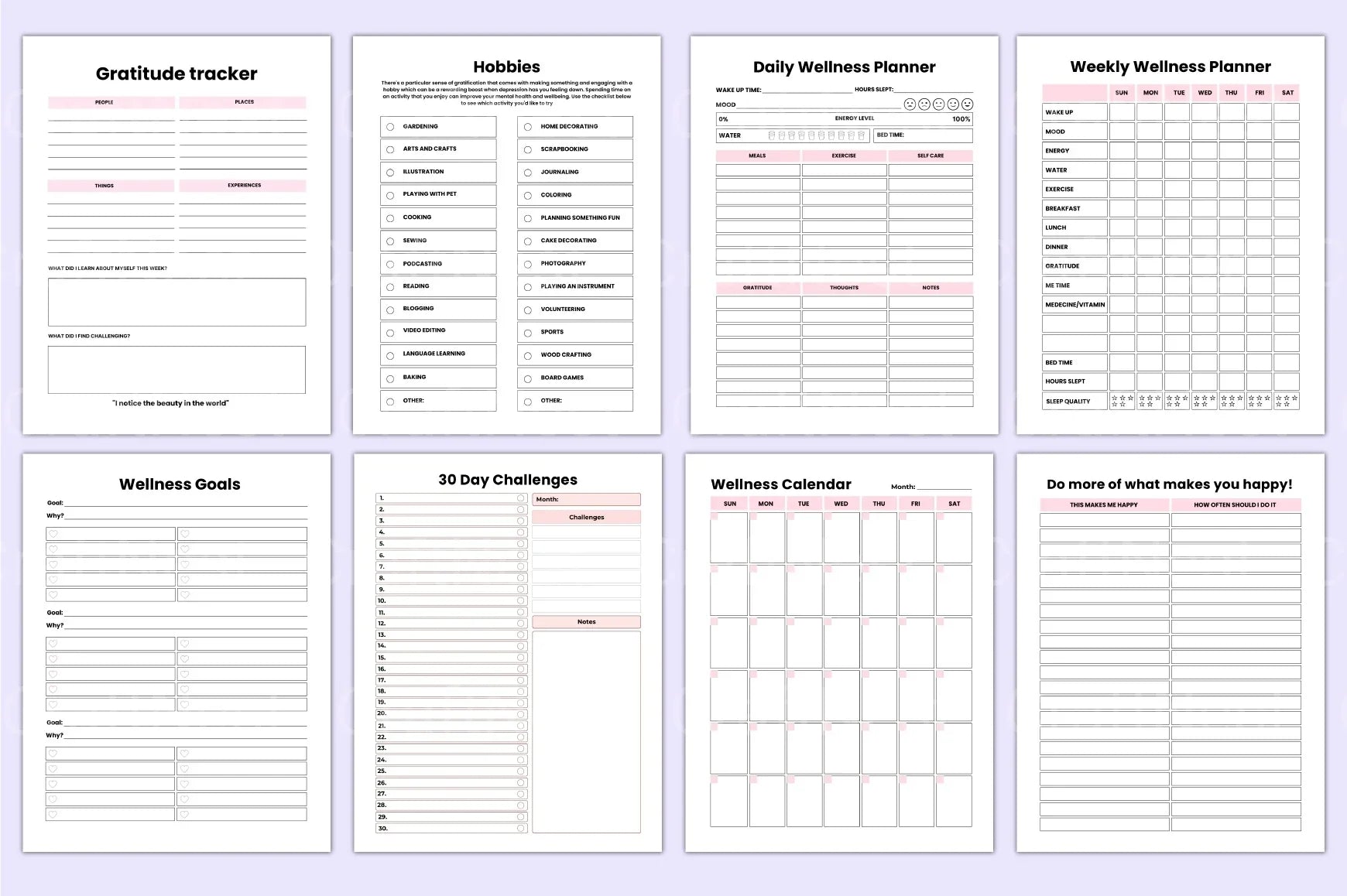Self Care Wellness Guide - CraftNest - Digital Crafting and Art