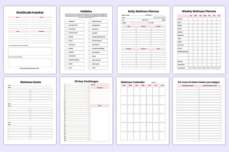 Self Care Wellness Guide - CraftNest - Digital Crafting and Art