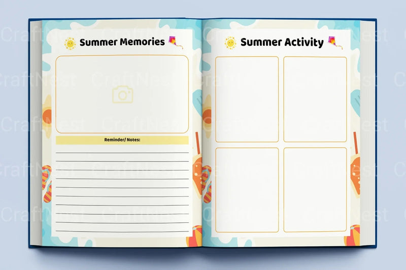 Summer Planner for Kids - CraftNest - Digital Crafting and Art