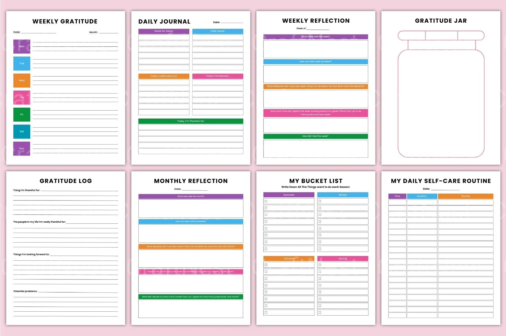 Self Care Growth Guide - CraftNest - Digital Crafting and Art