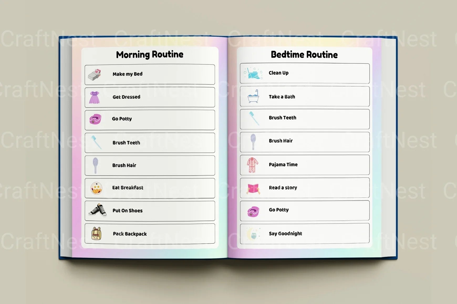 Chore Chart for Kids: Fun and Effective Organization Tool - CraftNest - Digital Crafting and Art