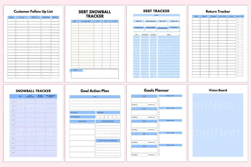 Business Planner Interior Design - CraftNest - Digital Crafting and Art