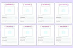 Baby Memory Book: Cherish Every Milestone - CraftNest - Digital Crafting and Art