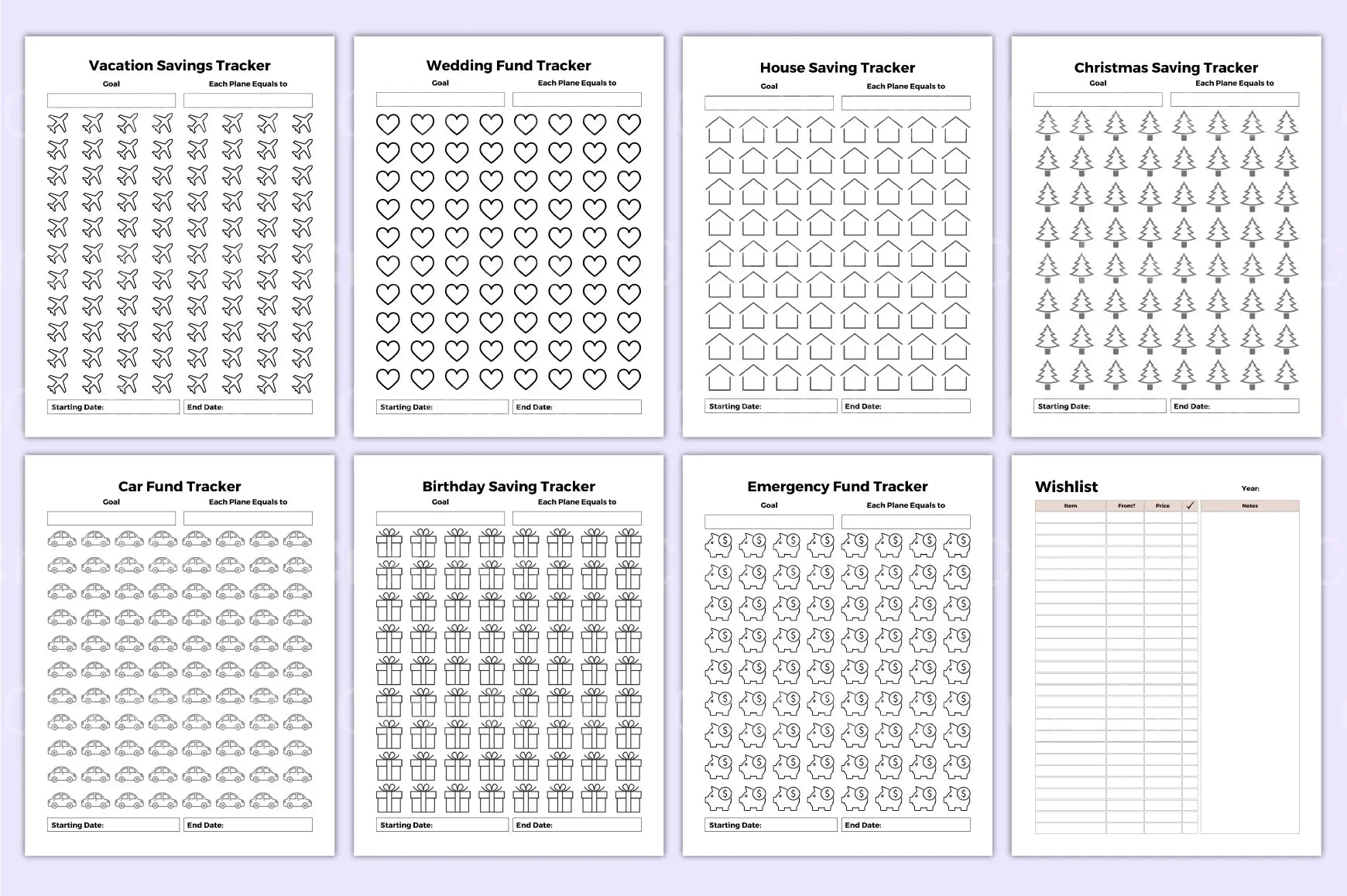 Budget Planner 2023 - CraftNest - Digital Crafting and Art