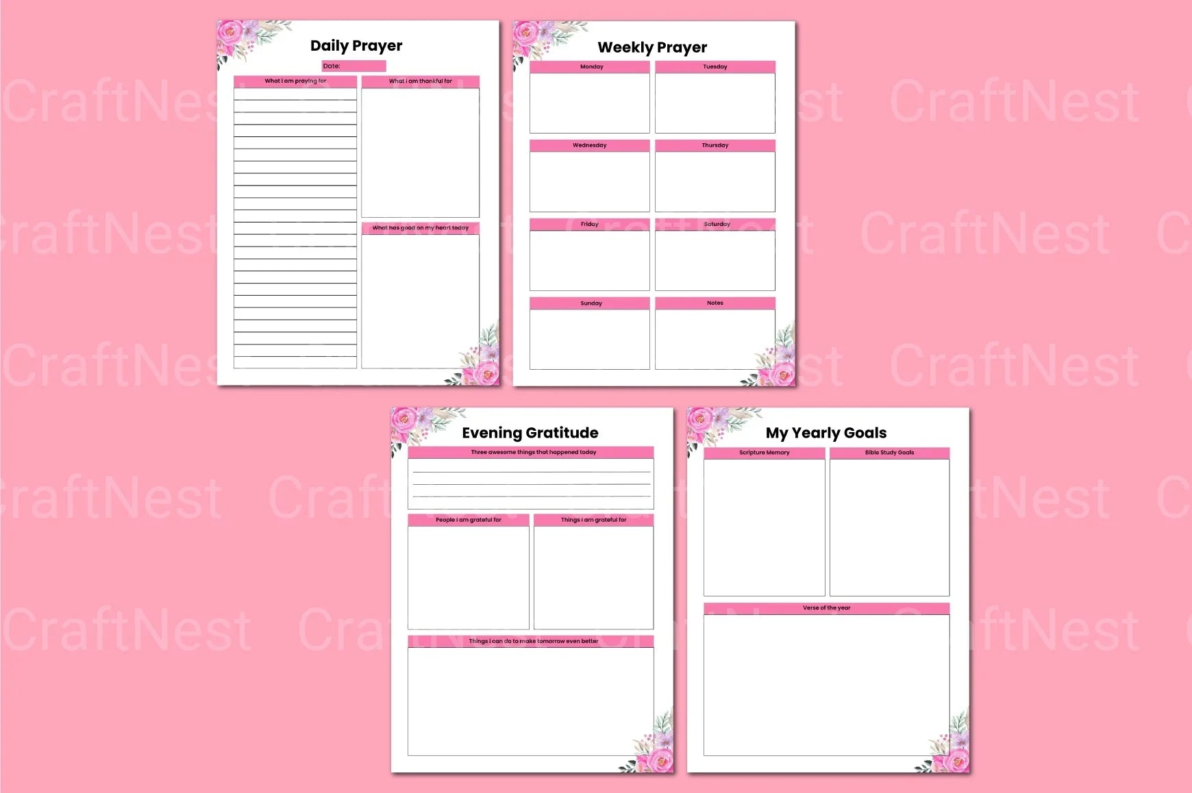 Best Selling Bible Prayer Guide - CraftNest - Digital Crafting and Art