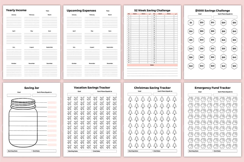 Budget Expense Tracker Tool - CraftNest - Digital Crafting and Art