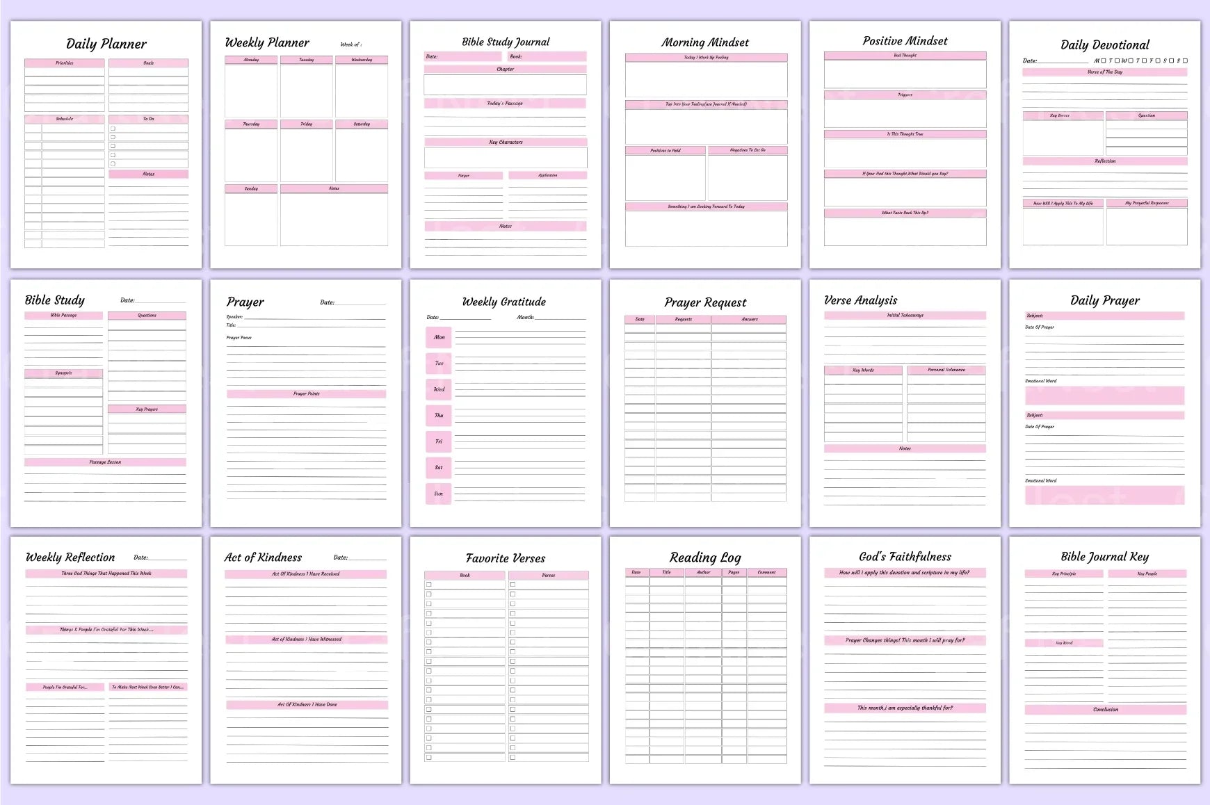 Ultimate Planner Sheets for Organization and Productivity - CraftNest - Digital Crafting and Art