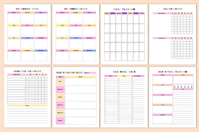 ADHD Planner for Kids: Boost Focus & Organization - CraftNest - Digital Crafting and Art