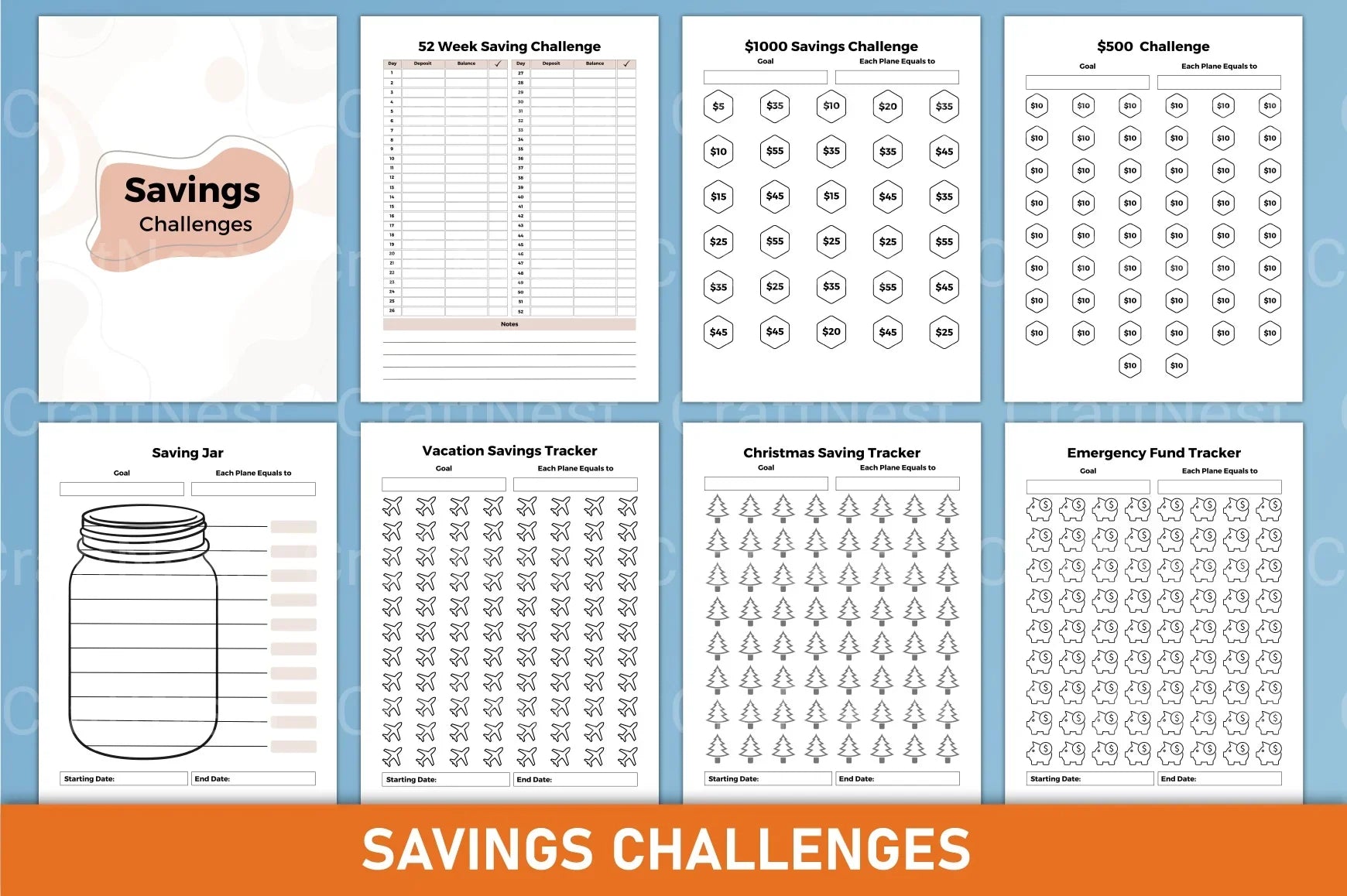 Budget Finance Planner - CraftNest - Digital Crafting and Art