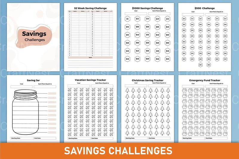 Budget Finance Planner - CraftNest - Digital Crafting and Art