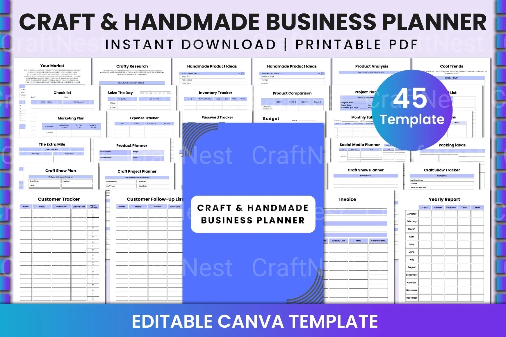All-In-One Business Organizer - CraftNest - Digital Crafting and Art