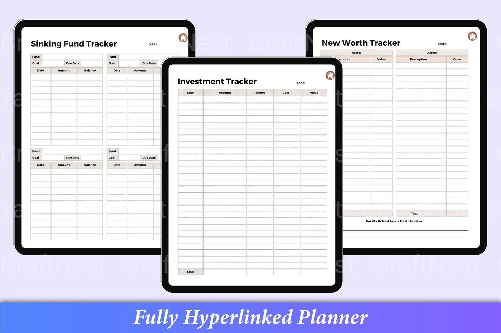 Budget Planner 2023 - CraftNest - Digital Crafting and Art