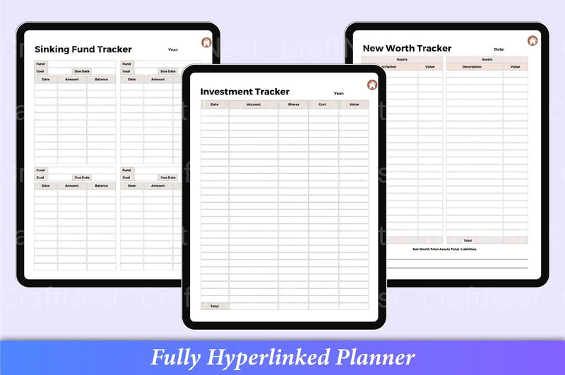 Budget Planner 2023 - CraftNest - Digital Crafting and Art