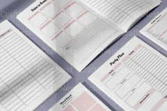 Party Event Planner Canva Template - CraftNest - Digital Crafting and Art