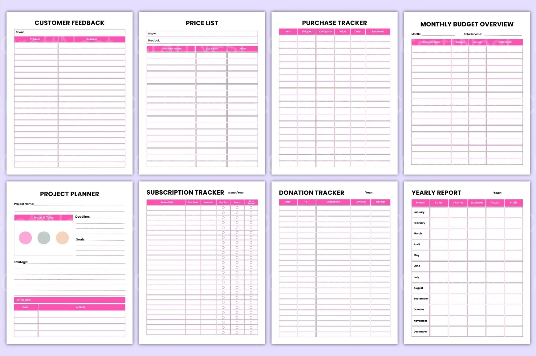 Girl Boss Organizer: Empower Your Workspace - CraftNest - Digital Crafting and Art