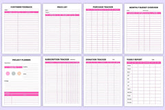 Girl Boss Organizer: Empower Your Workspace - CraftNest - Digital Crafting and Art