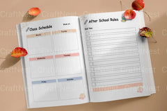 School Planner for Kids - CraftNest - Digital Crafting and Art