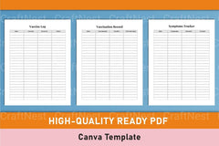 Medical Planner Template - CraftNest - Digital Crafting and Art
