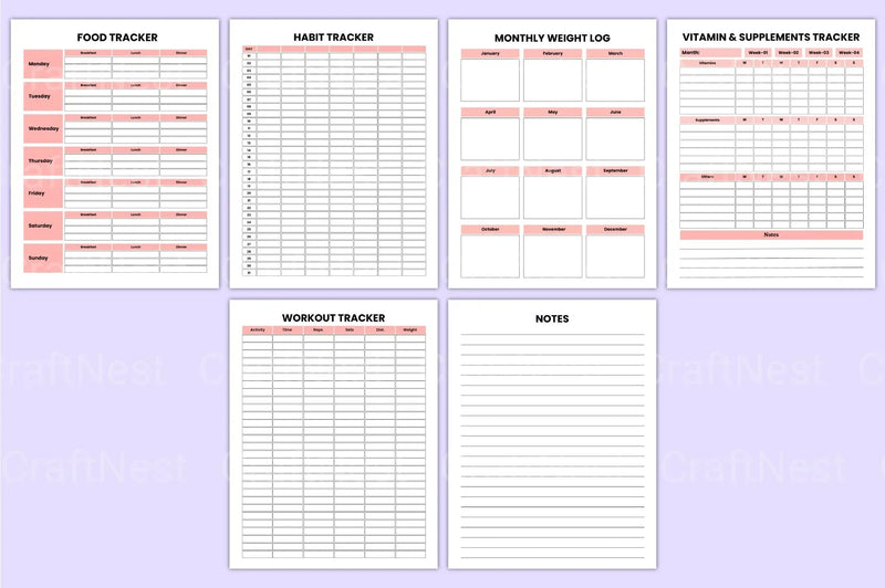 Health and Fitness Guide - CraftNest - Digital Crafting and Art