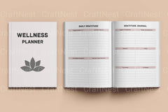 Wellness Planner Canva Interior Design - CraftNest - Digital Crafting and Art