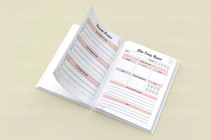 Beauty Planner Canva Template - CraftNest - Digital Crafting and Art
