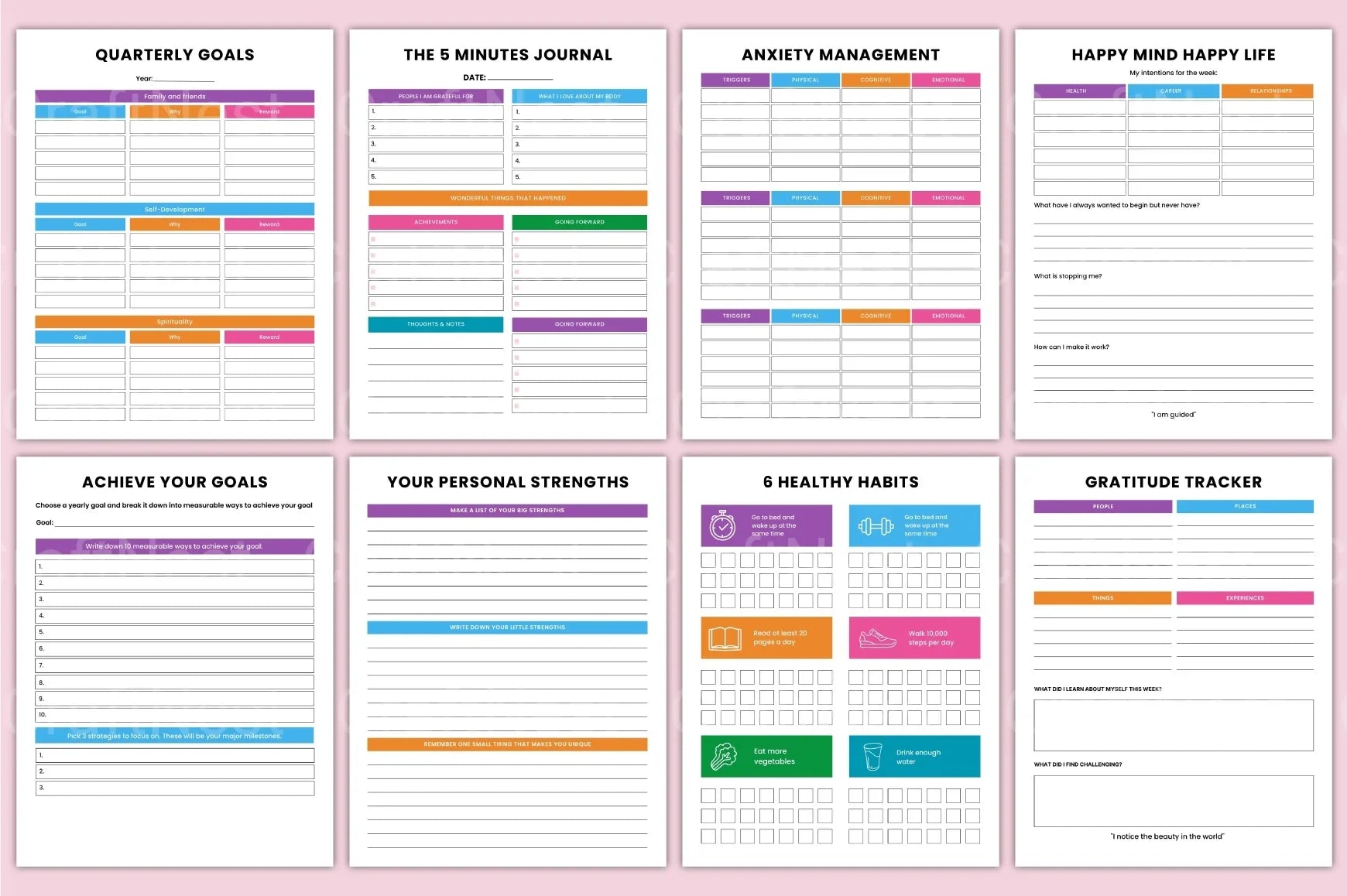 Self Care Growth Guide - CraftNest - Digital Crafting and Art
