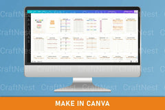 Student Planner Canva Template - CraftNest - Digital Crafting and Art