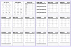 Ultimate Planner Sheets for Organization and Productivity - CraftNest - Digital Crafting and Art