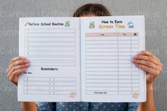 School Planner for Kids - CraftNest - Digital Crafting and Art