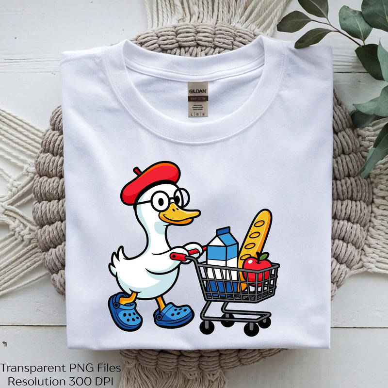 Kawaii Goose Crocs Grocery Pun SVG Bundle - CraftNest - Digital Crafting and Art