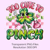 Too Cute to Pinch St Patrick's Day Clipart Bundle