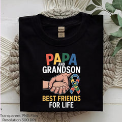 Papa and Grandson Autism Clipart Bundle - CraftNest - Digital Crafting and Art