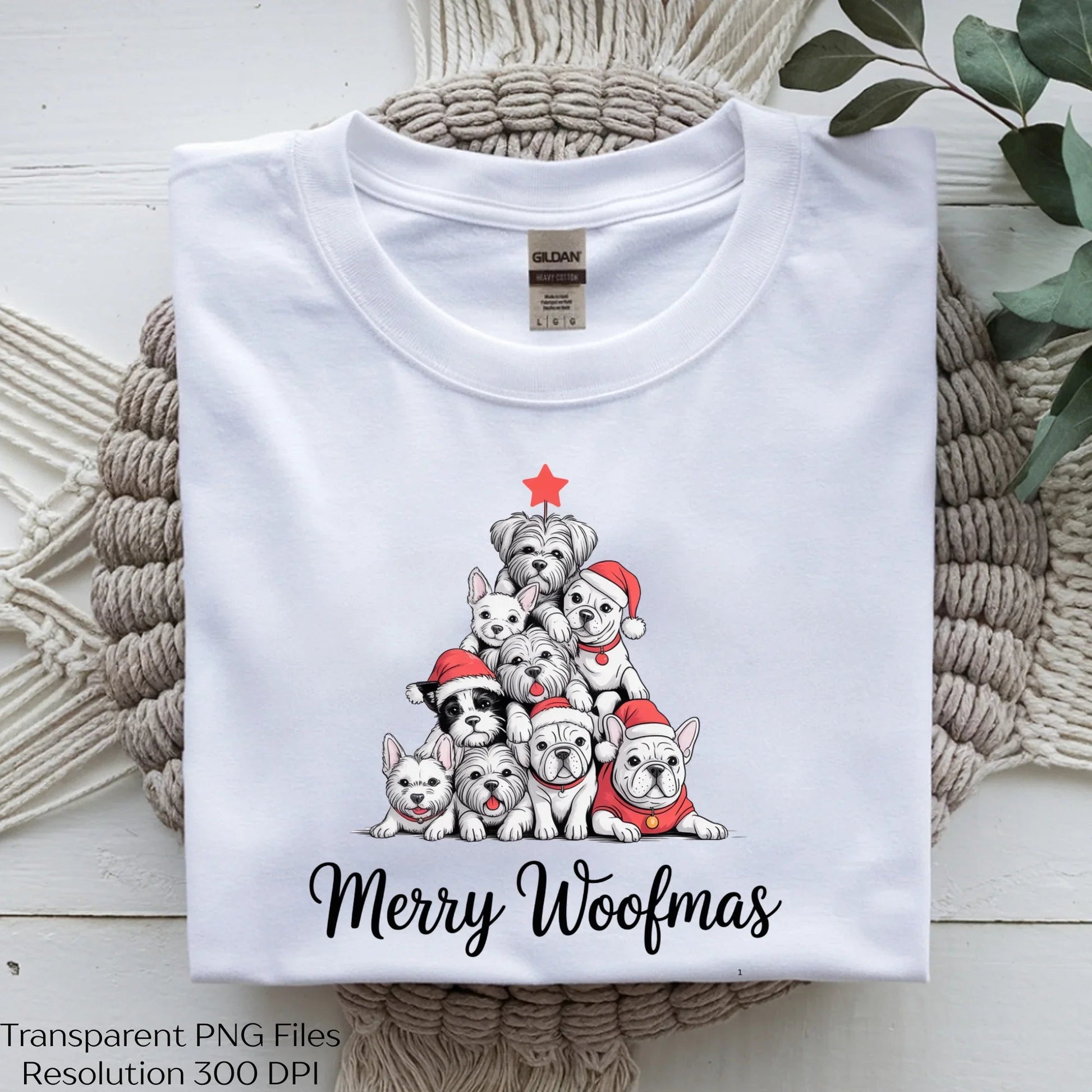 Dog Christmas Merry Woof Mas Clipart Bundle - CraftNest - Digital Crafting and Art