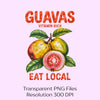 Vintages Guavas Label Clipart Bundle