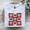 Checkered Retro Heart Coquette Valentine Clipart Bundle